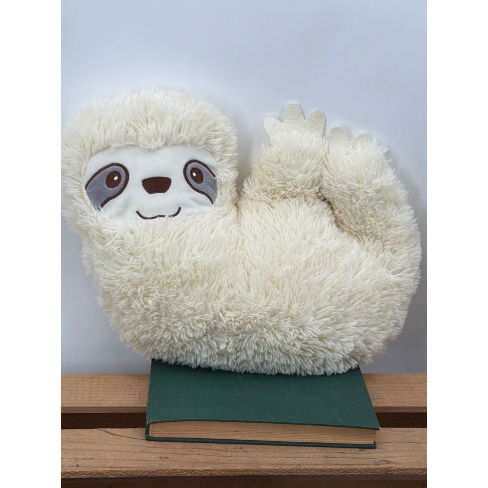 The Beauty Collective Sloth Plush Microwaveable Heat Pack Tourmaline Bead Warmer